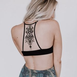 Three Bird Nest Tattoo Bralette